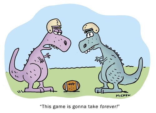 "This game is gonna take forever!"