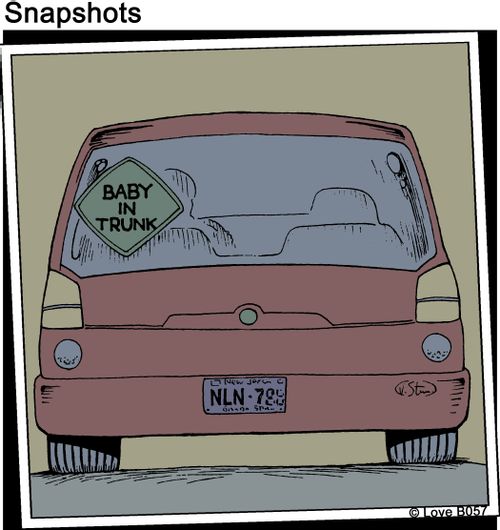 Baby in Trunk.