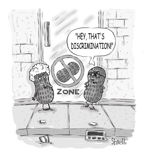 No Peanut Zone.