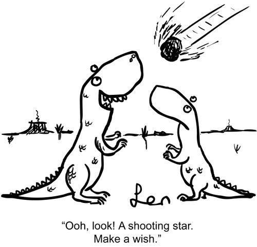 'Ooh, look! A shooting star. Make a wish.'