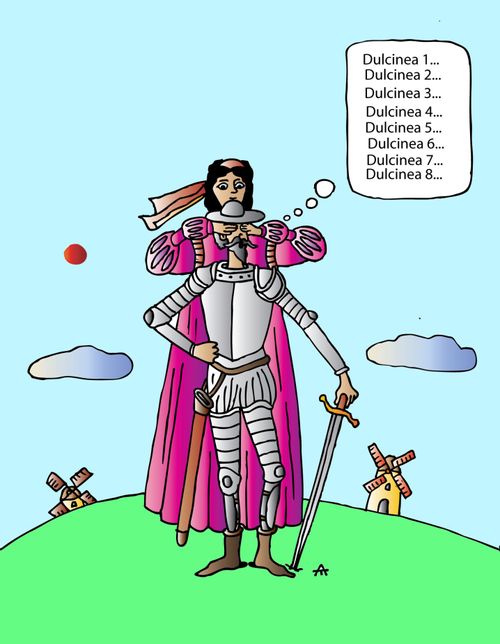 Don Quixote and Dulcinea