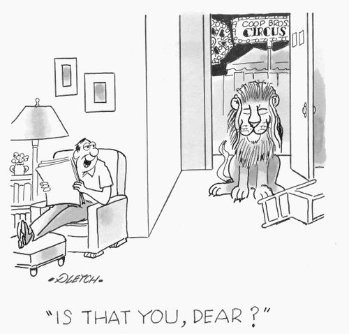 'Is that you, dear?'