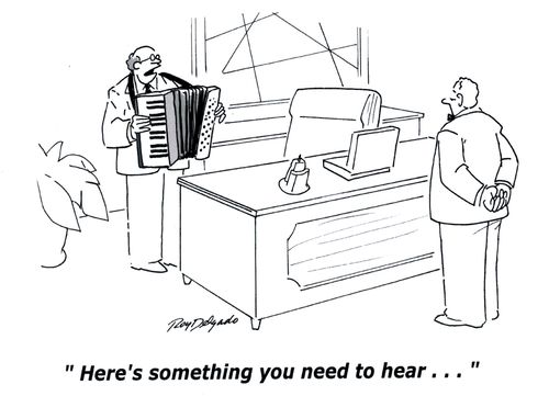 'Here's something you need to hear...'