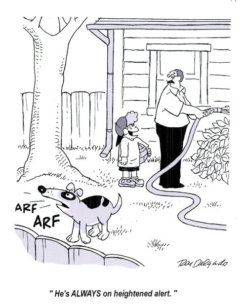 'He's always on heightened alert.'