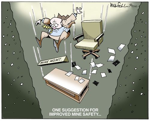 One suggestion for improved mine safety...