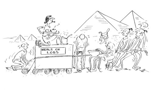 Meals on Logs.