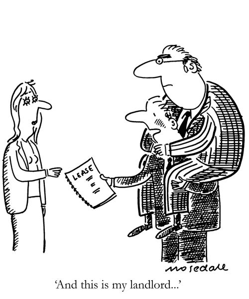 'And this is my landlord...'