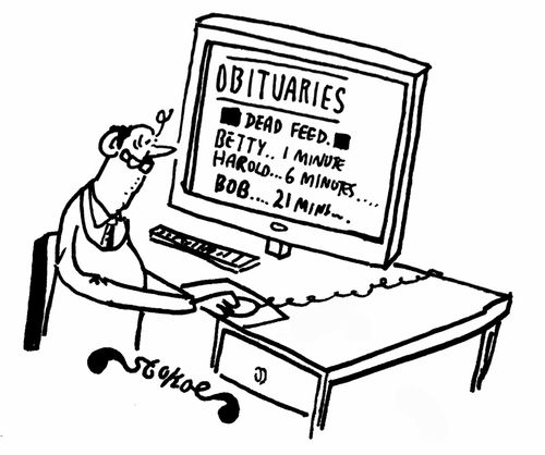 Obituaries online - Dead feed