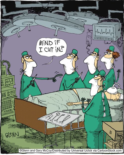'Mind if I cut in?'