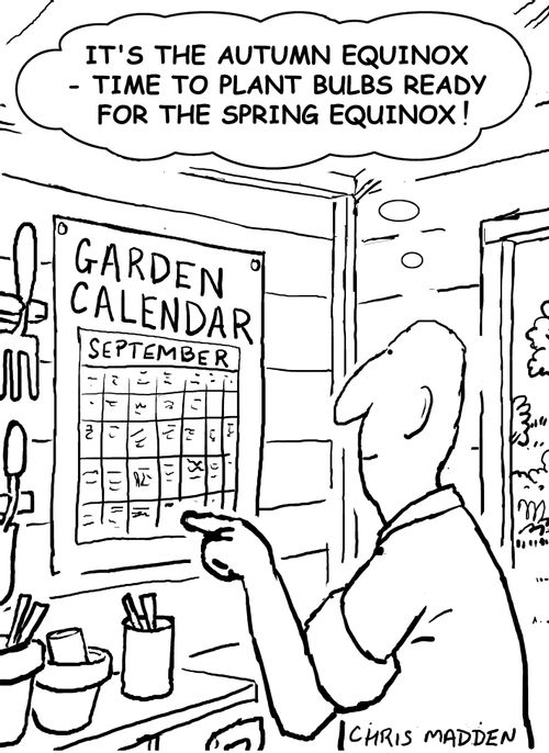 Autumn equinox - plant bulbs for spring equinox