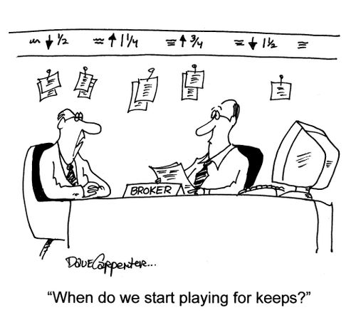 'When do we start playing for keeps?'