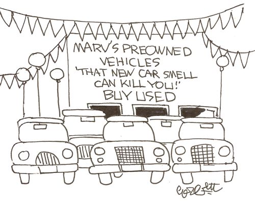 Marv's Preowned Vehicles...That new car smell can kill you! - Buy Used!