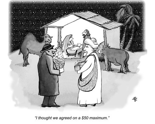 'I thought we agreed on a $50 maximum.'