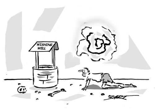 Wishing Well in the desert.