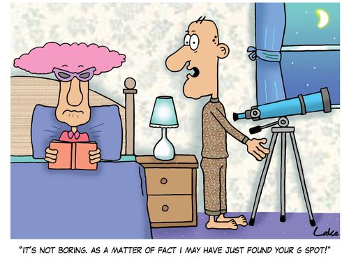 'It's not boring. As a matter of fact, I may have just found your G spot!'