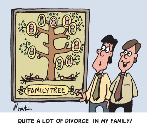 'Quite a lot of divorce in my family!'