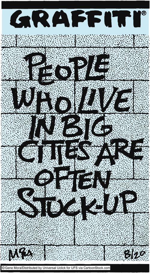 People who live in big cities are often stuck-up.