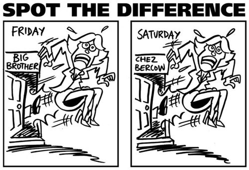 Spot the Difference . . . Sally Bercow.