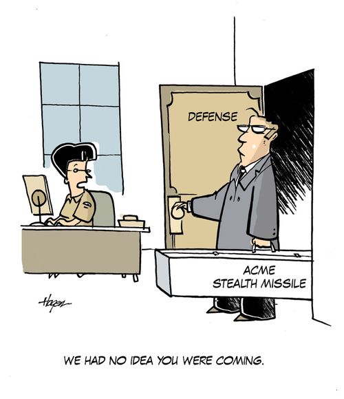 'We had no idea you were coming' - ACME Stealth Missile