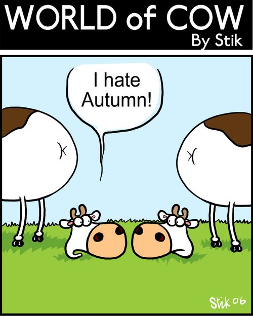 I hate autumn!