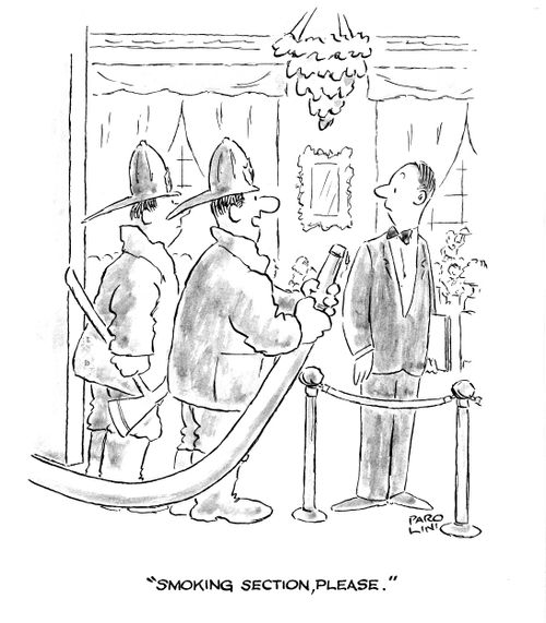 'Smoking section, please.'