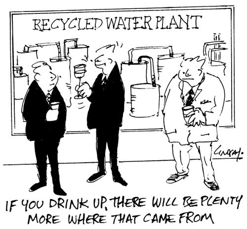 'If you drink up, there will be plenty more where that came from.'