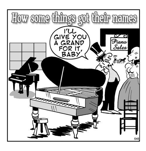 How some things got their names: Baby Grand.