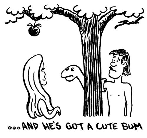 ...And he's got a cute bum.