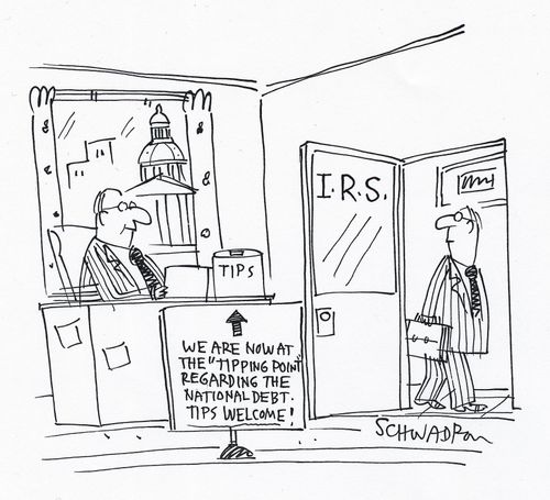 We are now at the tipping point regarding the national debt. Tips welcome!