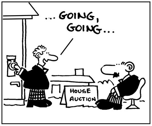 'Going, going, gone.'
