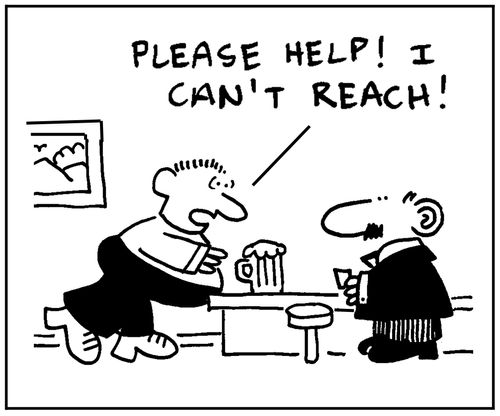 'Help please. I can't reach.'