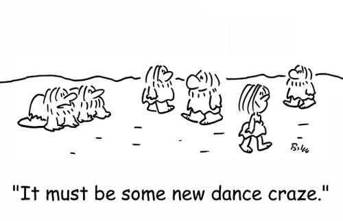 'It must be some new dance craze,'