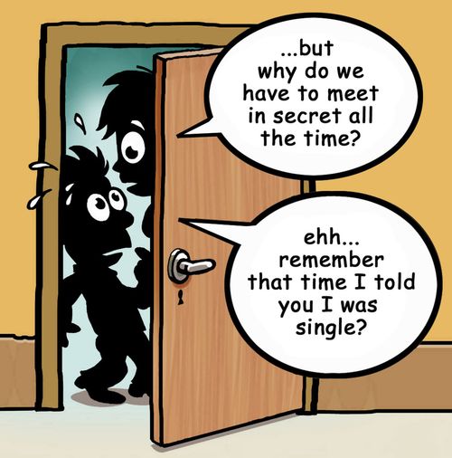 'But why do we have to meet in secret all the time?'