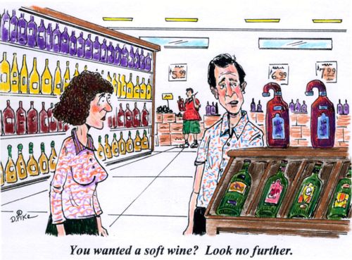 'You wanted a soft wine? Look no further.'