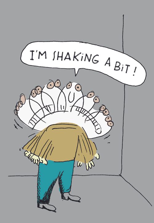 'I'm shaking a bit!'