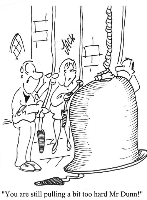 'You are still pulling a bit too hard, Mr. Dunn!'