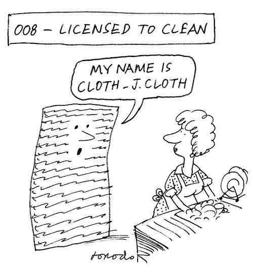 "My name is Cloth - J.Cloth."