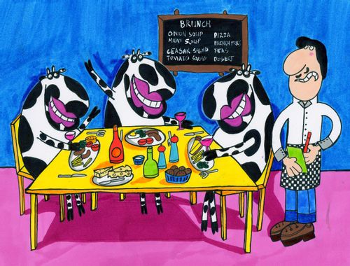 Brunch for Cows