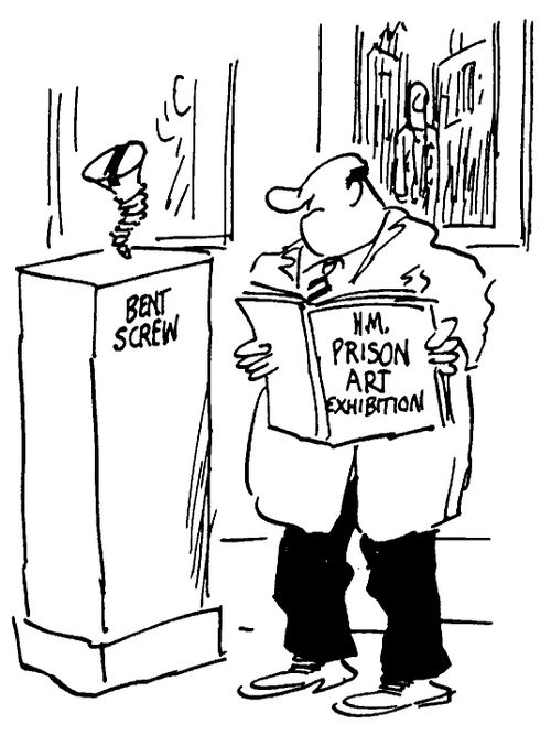 Prison Art - Bent Screw