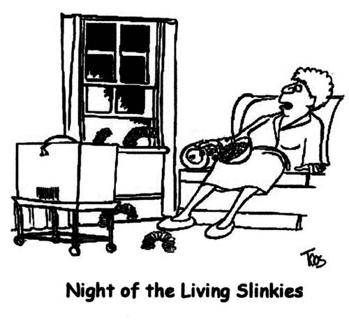 Night of the Living Slinkies