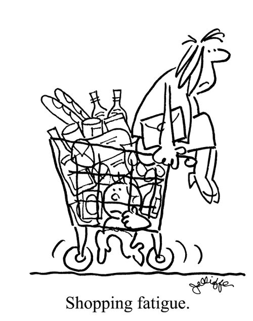 Shopping fatigue.
