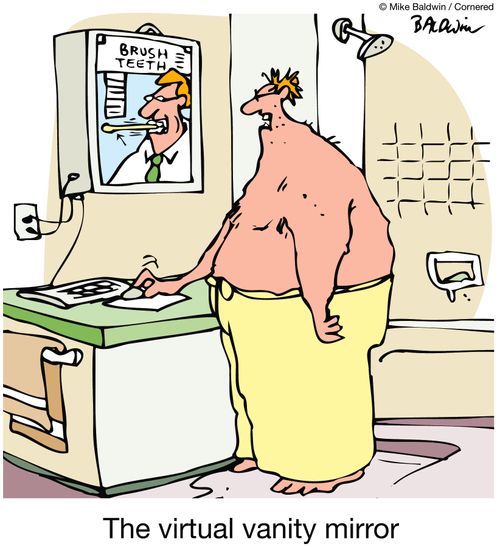 The virtual vanity mirror.