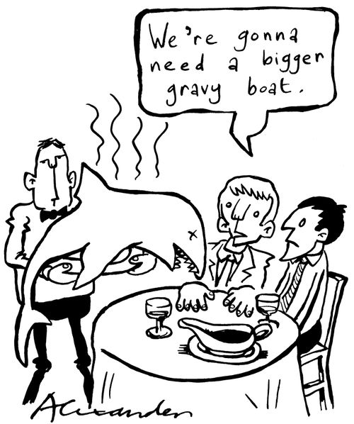 "We're gonna need a bigger gravy boat!"