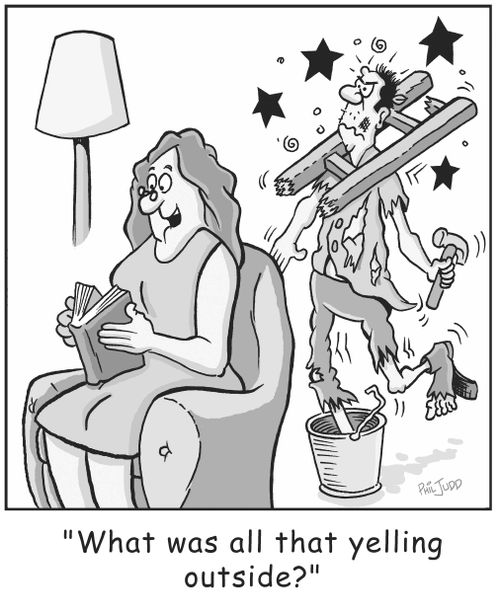 'What was all that yelling outside?'