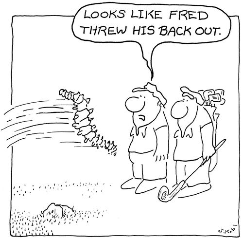 'Looks Like Fred Threw His Back Out.'