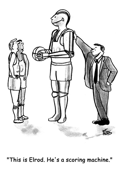 'This is Elrod. He's a scoring machine.'