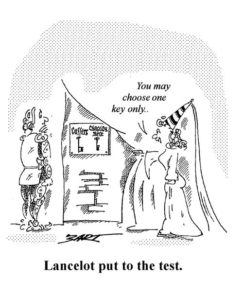 Lancelot put to the Test.