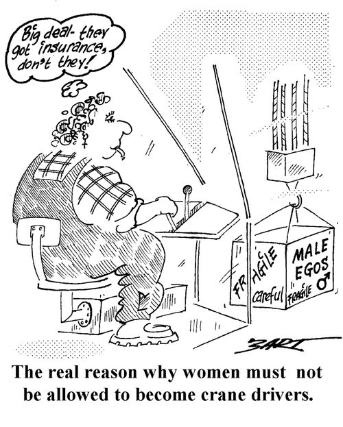Female Crane Drivers.