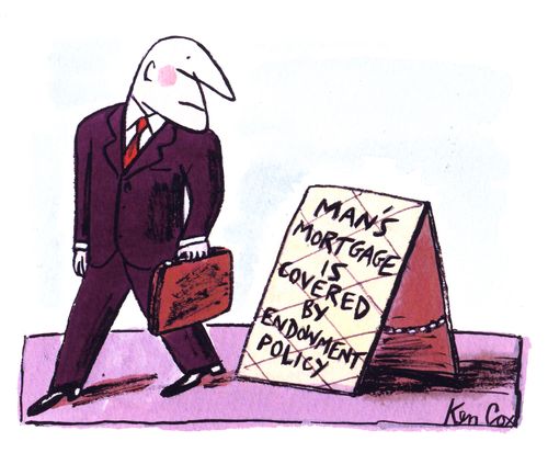 Man's Mortgage is Covered By Endowment Policy.