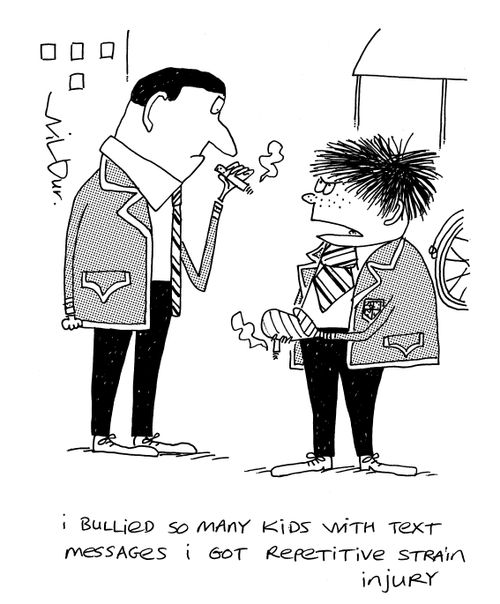 'I bullied so many kids with text messages I got RSI.'